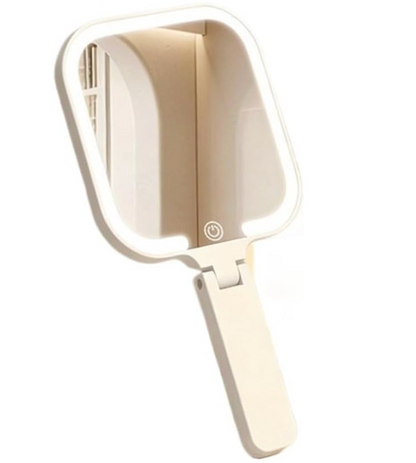 Handheld Foldable LED Makeup Mirror
