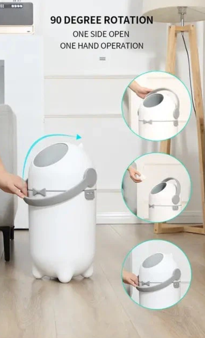 Baby Diaper Disposal Bin